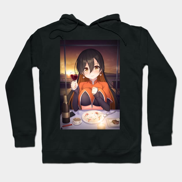 Date with Monerochan Hoodie by Monero Art Fund